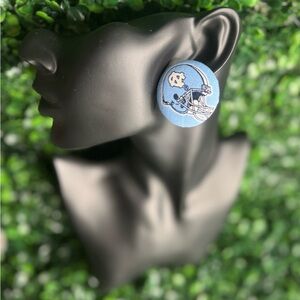 Blue Cartoon Character Earrings